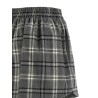 Check flannel skirt