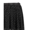 'Black And Gold Chiffon Lace Maxi' skirt