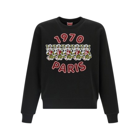 'Wild Tiger Embroidered' sweatshirt