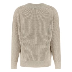 Openwork sweater