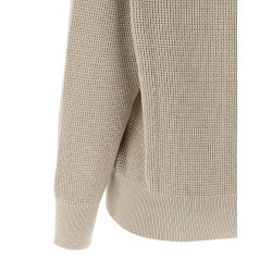 Openwork sweater