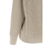Openwork sweater