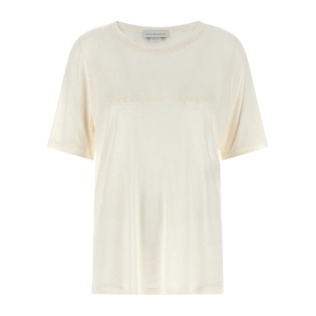 Beads embroidery t-shirt