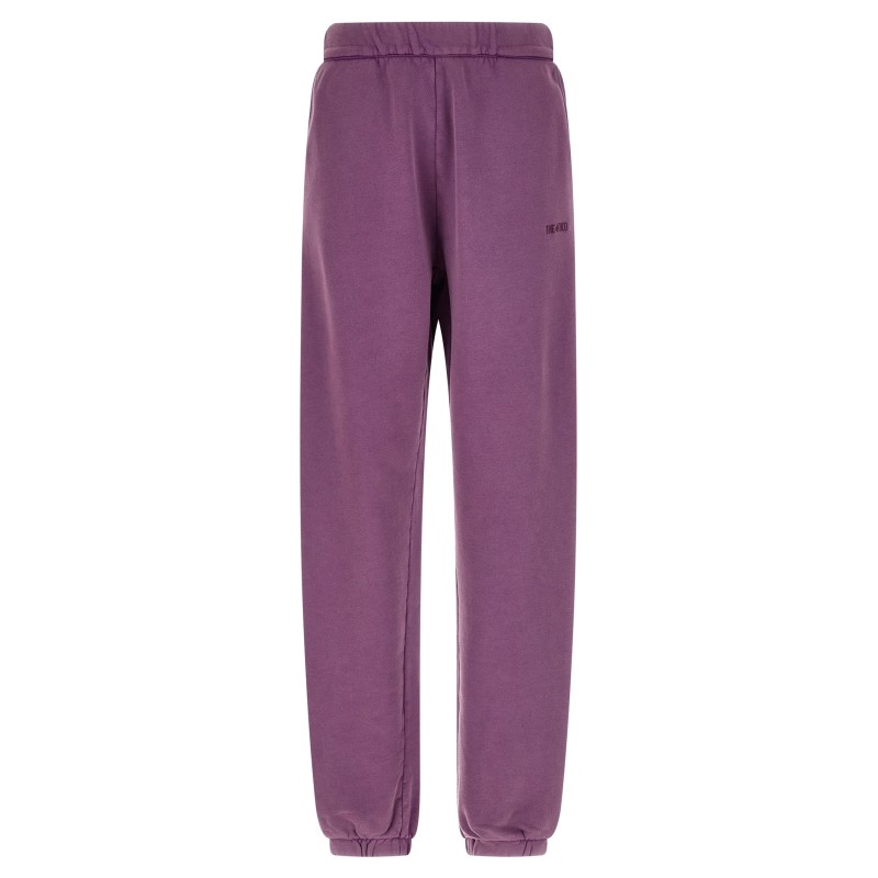 Logo embroidery joggers