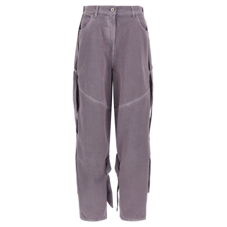 Garment-dyed jeans