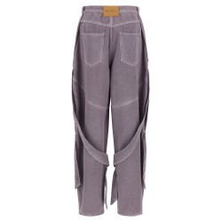 Garment-dyed jeans