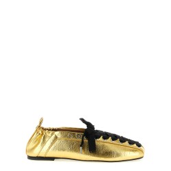 'Lace-Up' ballet flats