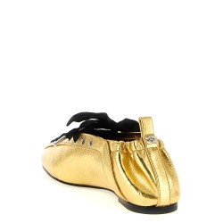 'Lace-Up' ballet flats