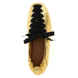 'Lace-Up' ballet flats