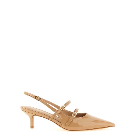 Patent leather slingback
