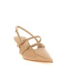 Patent leather slingback