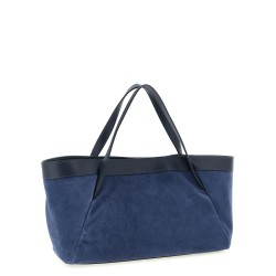 Suede shoulder bag