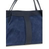 Suede shoulder bag