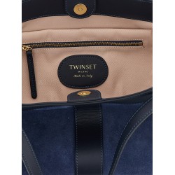Suede shoulder bag
