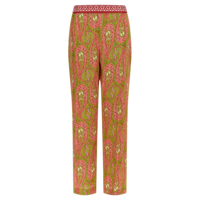 'Paisley foliage' pants