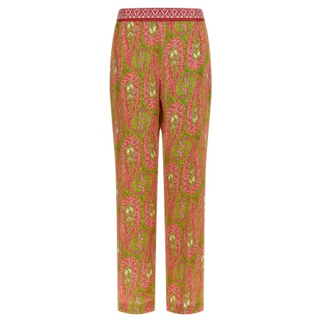 'Paisley foliage' pants