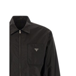 Re-nylon feather shirt