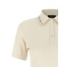 Crystal collar polo shirt