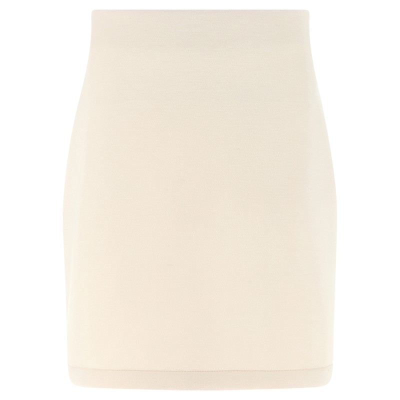 Cashmere scuba skirt