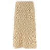Denim-effect tweed skirt