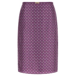 'Morsetto' print skirt