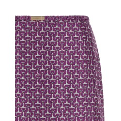 'Morsetto' print skirt