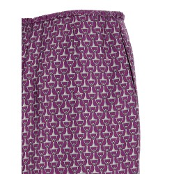 'Morsetto' print skirt