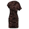 'Brown Sequins Mini' dress