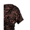 'Brown Sequins Mini' dress