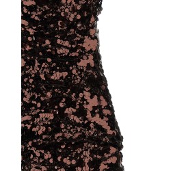 'Brown Sequins Mini' dress