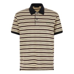 Striped polo shirt