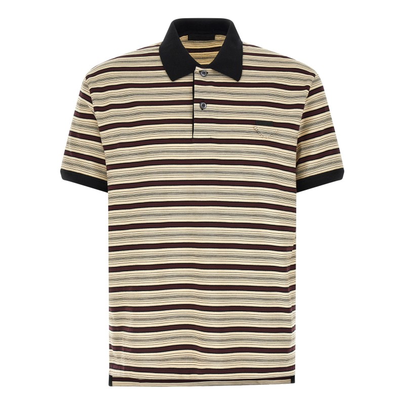 Striped polo shirt