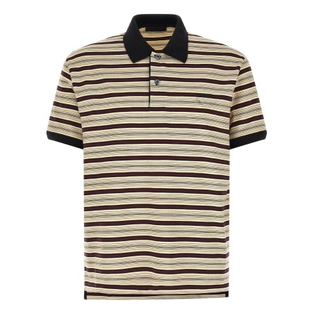 Striped polo shirt