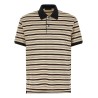 Striped polo shirt
