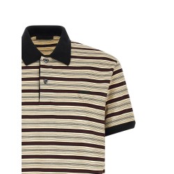 Striped polo shirt