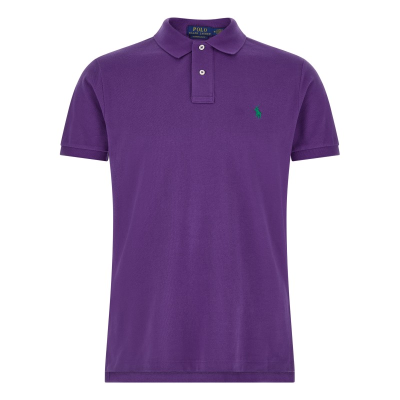 Logo embroidery polo shirt