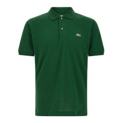 Logo patch polo shirt