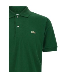 Logo patch polo shirt