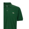 Logo patch polo shirt