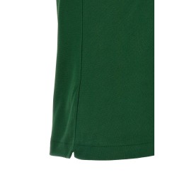 Logo patch polo shirt