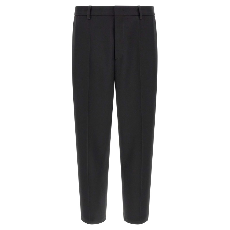 Technical gabardine trousers