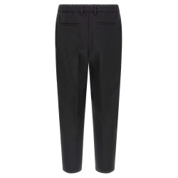 Technical gabardine trousers