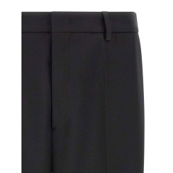 Technical gabardine trousers