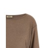 Lamé and sequin yarn sweater