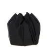 Satin mini bucket bag