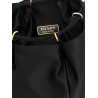 Satin mini bucket bag