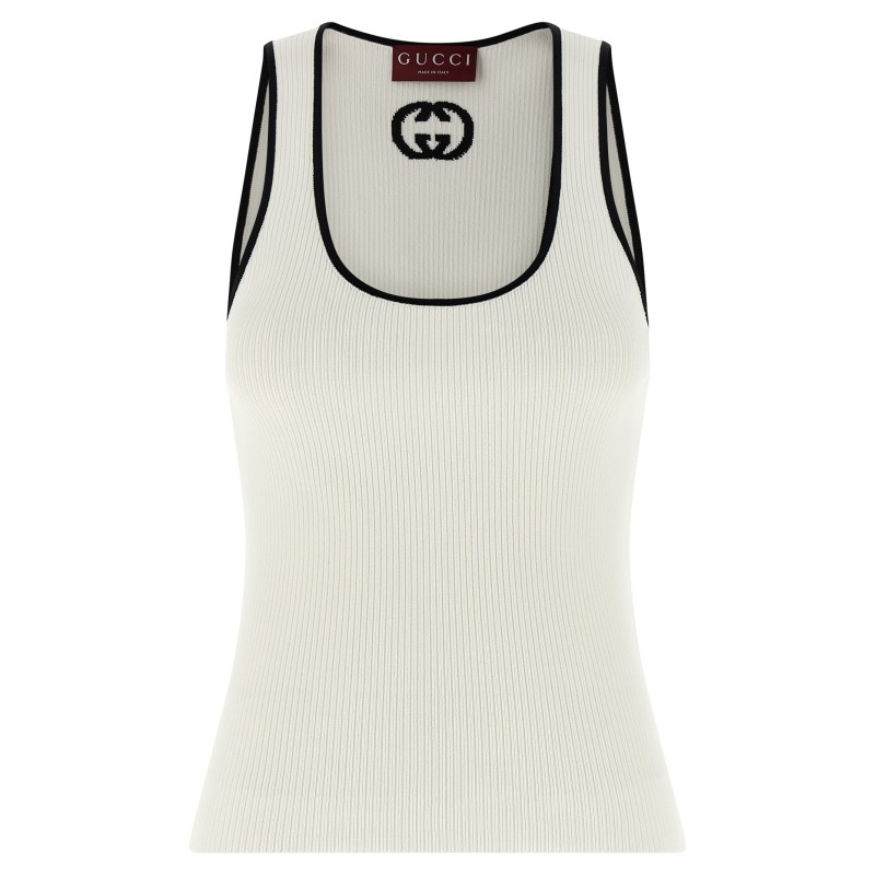 'Incrocio GG' tank top