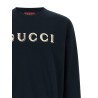 Logo embroidery sweatshirt