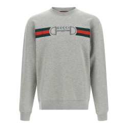 Web Ribbon and Horsebit Sweatshirt