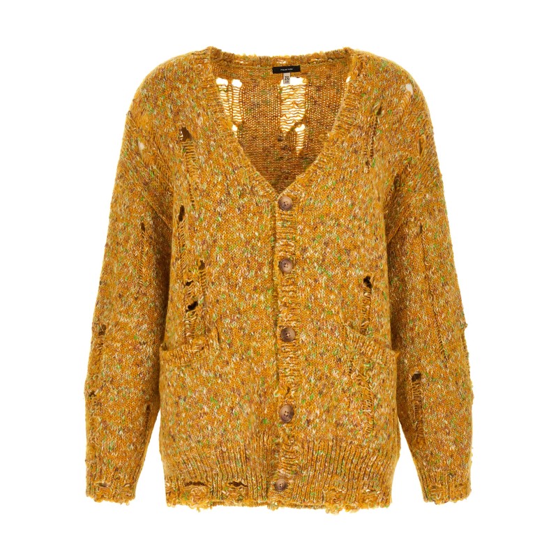 Torn cardigan